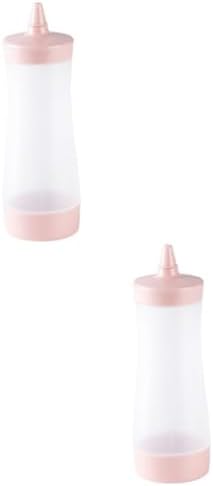 NAMOARLY 2 Pcs Reusable Condiment Squeeze Bottles