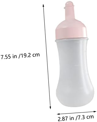 2Pcs 350ml Squeeze Condiment Bottles wScale for Kitchen Use
