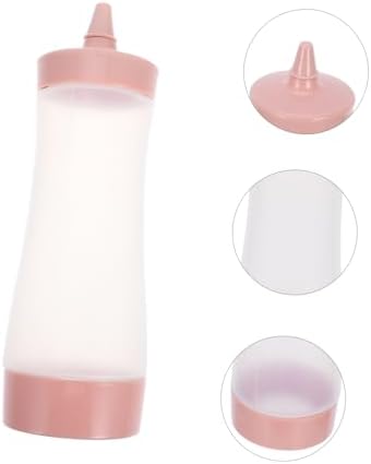 Set of 2 Plastic Condiment Squeeze Bottles Tips