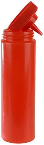 EcoQuality 6-Pack Red Squeeze Condiment Bottles