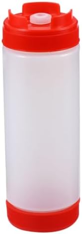 Double Head Squeeze Bottle 20oz Premium Condiment Dispenser for Kitchen Dining