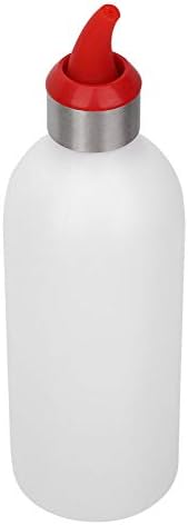 Zerodis Squeeze Bottle Red Leak-Proof Refillable Condiment Container for Kitchen Use