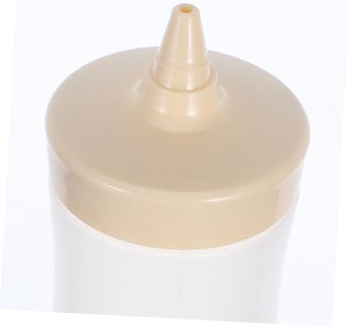 Non-Spill Cream Sauce Bottles by PHENOFICE Easy Squeeze Clean