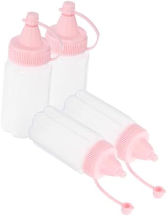 MAGICLULU Plastic Squeeze Bottle Durable Condiment dispenser for Home Restaurant Kitchen Use