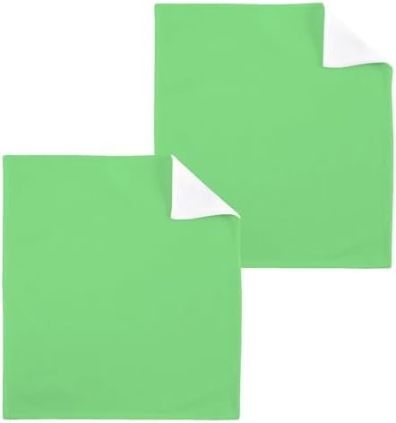 Green Pastel Color Washcloth 2-Pack
