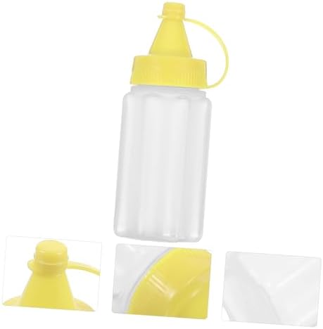 4 Pcs Reusable Squeeze Bottles for Kitchen Needs