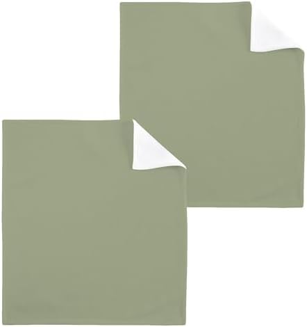 Sage Green Washcloths 12x12 Inch