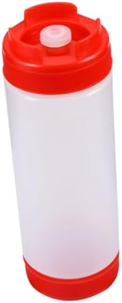Dual Head Squeeze Bottles for Ketchup Mustard Salad Dressings