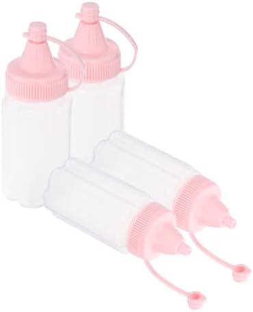 SHOWERORO Honey Syrup Dispenser Set with 60ml Bottles