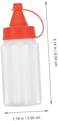 Zerodeko 4PCS Condiment Squeeze Bottles Set