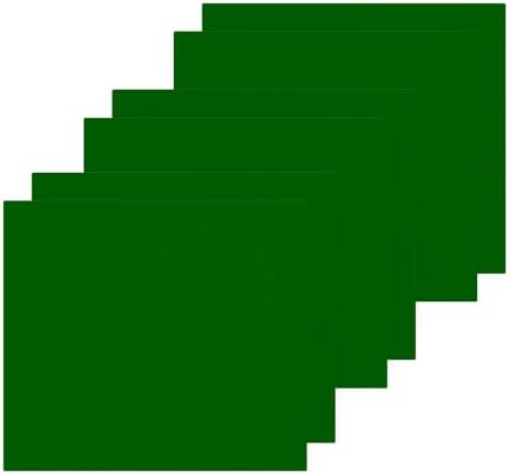 KEIGE 2Pcs Dark Green Washcloths Soft Durable 12x12in Bathroom Kitchen Use