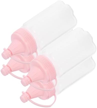 NAMOARLY Honey Jars with Dipper Reusable Condiment Bottles