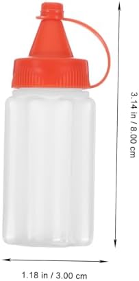 Perfect for Daily Use - Space-Saving Condiment Squeeze Bottles
