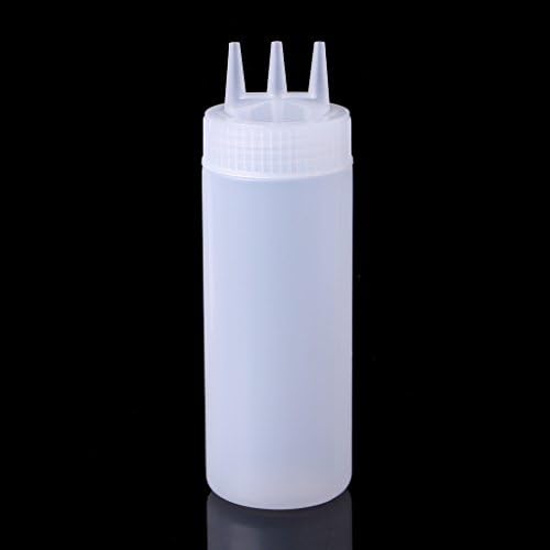 3 Hole Squeeze Bottle Condiment Dispenser