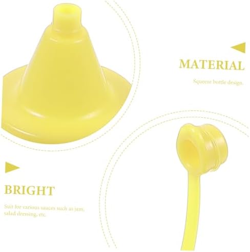 Luxshiny 4pc Squeeze Bottle Set Ultimate Tools for Kitchen Convenience