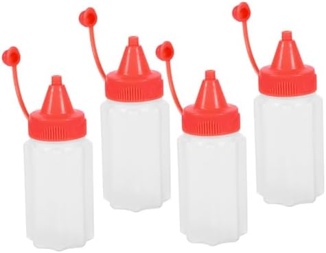 Mini Mustard Squeeze Bottles Reusable Portable Design 12-Pack Mustard Bottle Set