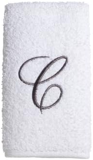 Avanti Script 3PC Egyptian Cotton Towel Set