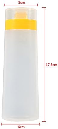 Premium 4-Hole Squeeze Sauce Bottle for Ketchup Mustard More