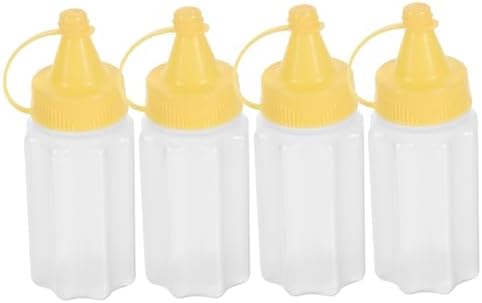 OKUMEYR 16-Piece Small Squeeze Bottles for Salad Dressing Condiments