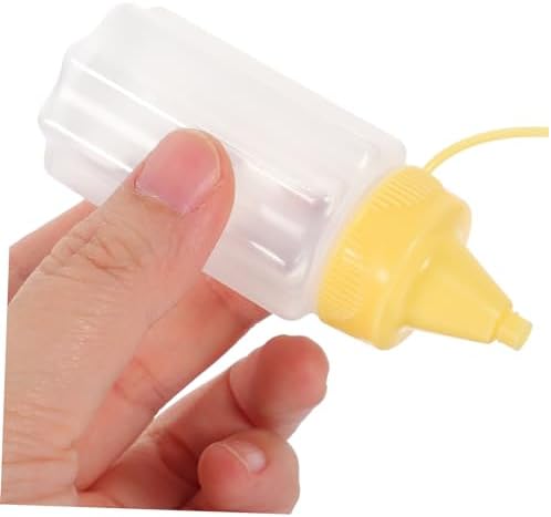 OKUMEYR 16-Piece Small Squeeze Bottles for Salad Dressing Condiments
