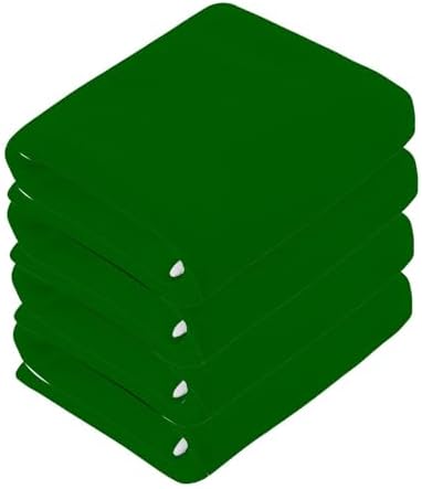 KEIGE 2Pcs Dark Green Washcloths Soft Durable 12x12in Bathroom Kitchen Use
