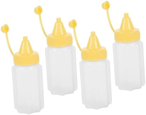 OKUMEYR 16-Piece Small Squeeze Bottles for Salad Dressing Condiments