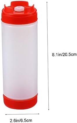 DECHOUS Double Headed Squeeze Bottle for Ketchup and Salad Dressing 20oz