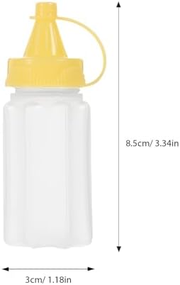 Mobestech 4-Pack Smeber Squeeze Bottles - Durable BPA-Free Ideal Kitchen Essential