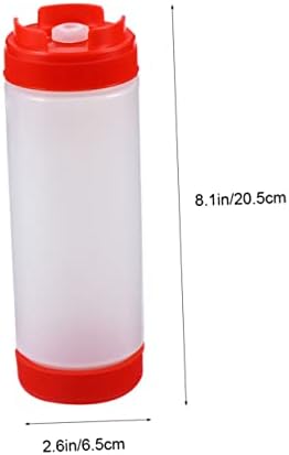 Dual Head Squeeze Bottles for Ketchup Mustard Salad Dressings
