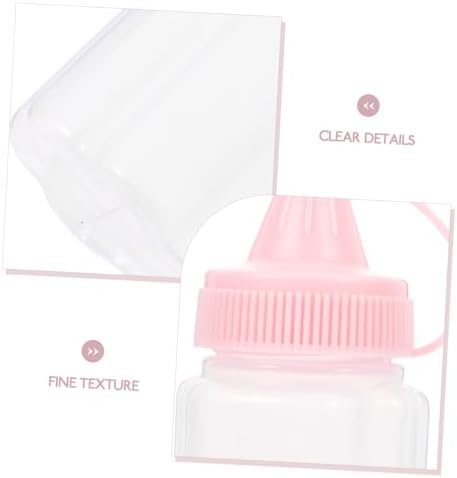 4 Pack Honey Container Squeeze Bottles - Condiment Squeeze Bottles for Kitchen Organization