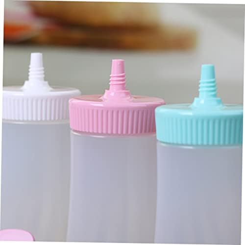 Cabilock Condiment Squeeze Bottles with Lids
