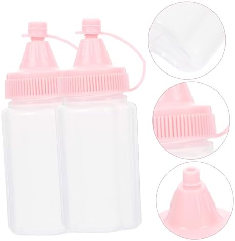 MAGICLULU Plastic Squeeze Bottle Durable Condiment dispenser for Home Restaurant Kitchen Use