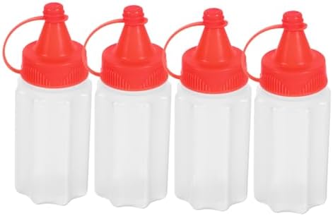 Mini Mustard Squeeze Bottles Reusable Portable Design 12-Pack Mustard Bottle Set