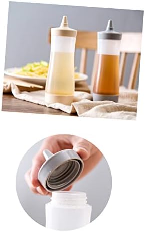 NAMOARLY 2 Pcs Reusable Condiment Squeeze Bottles