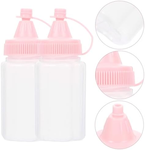 SHOWERORO Honey Syrup Dispenser Set with 60ml Bottles