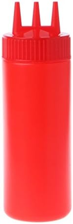 3 Hole Squeeze Bottle Condiment Dispenser