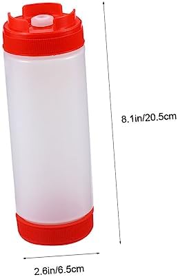 HOLIDYOYO Dual Head Condiment Squeeze Bottles 20oz