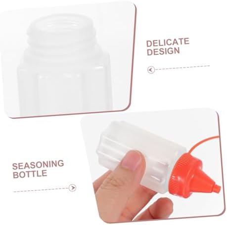 Mini Mustard Squeeze Bottles Reusable Portable Design 12-Pack Mustard Bottle Set