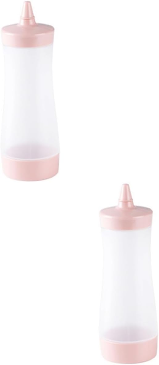 NAMOARLY 2 Pcs Reusable Condiment Squeeze Bottles