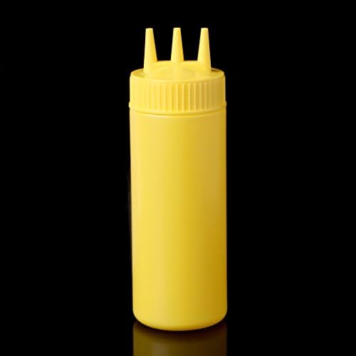3 Hole Squeeze Bottle Condiment Dispenser