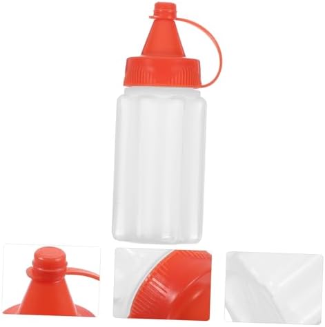 VINTORKY Red Condiment Squeeze Bottle