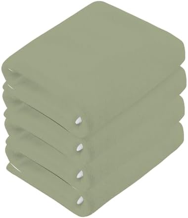 Sage Green Washcloths 12x12 Inch