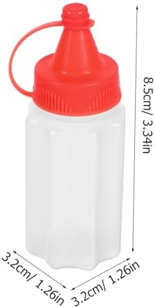 Hohopeti 4-in-1 Salad Dressing Squeeze Bottles