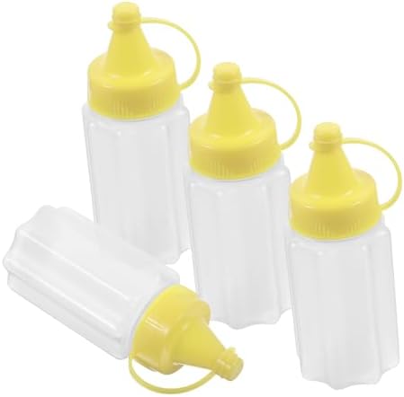Luxshiny 4pc Squeeze Bottle Set Ultimate Tools for Kitchen Convenience