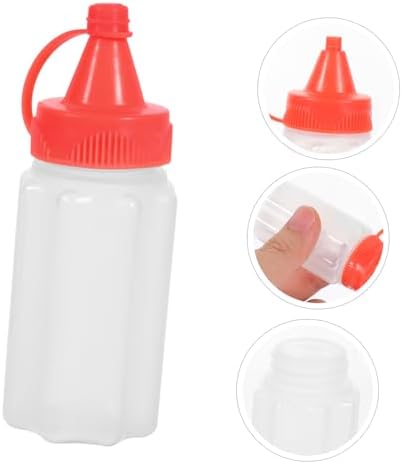 16 Pcs Mini Condiment Squeeze Bottles Set