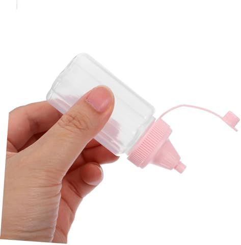 4 Pack Honey Container Squeeze Bottles - Condiment Squeeze Bottles for Kitchen Organization