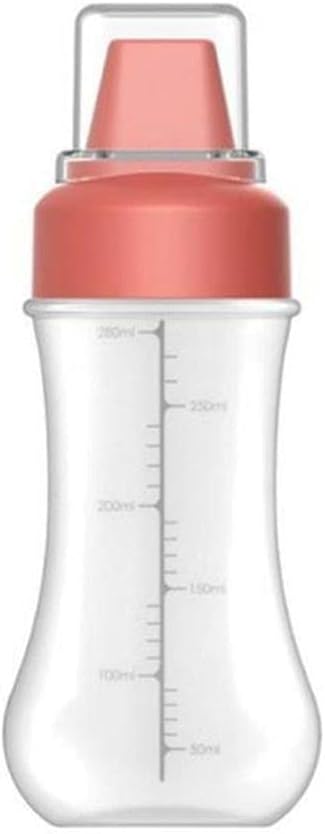 Refillable Condiment Squeeze Bottle with Lip 5-Hole Nozzle