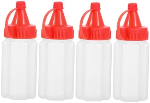Hohopeti 4-in-1 Salad Dressing Squeeze Bottles