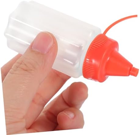 4-Piece Set - Mini Condiment Squeeze Bottles -PP Material - Light Portable