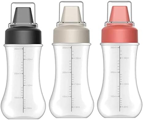 Refillable Condiment Squeeze Bottle with Lip 5-Hole Nozzle